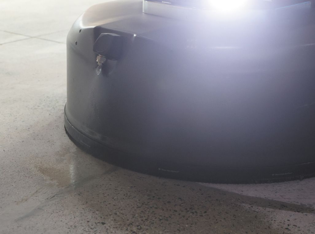 床の研磨+塗り床仕上げ