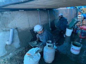 土木施工事例｜山形県｜農業用排水土木左官工事