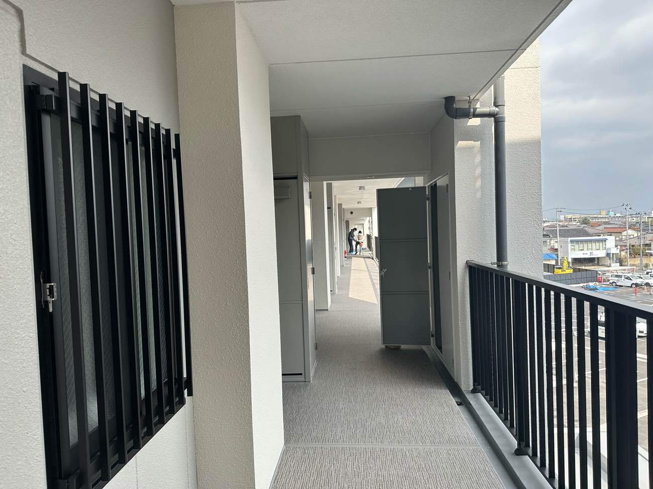 共用廊下施工後