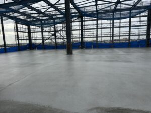 土間コンクリート打設1100平米！！