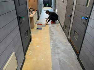 塩ビタイル貼り替え事例