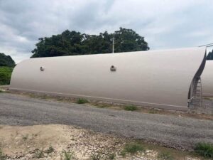 某発電所新築左官工事｜山形県米沢市｜超速硬化ウレタン防水