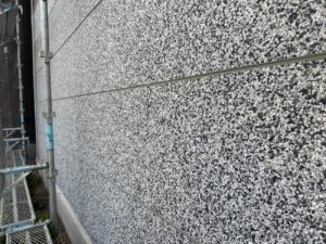 某店舗外壁修繕工事・洗い出し仕上げ｜山形県