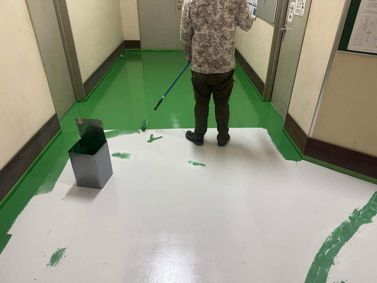 トップコート塗布